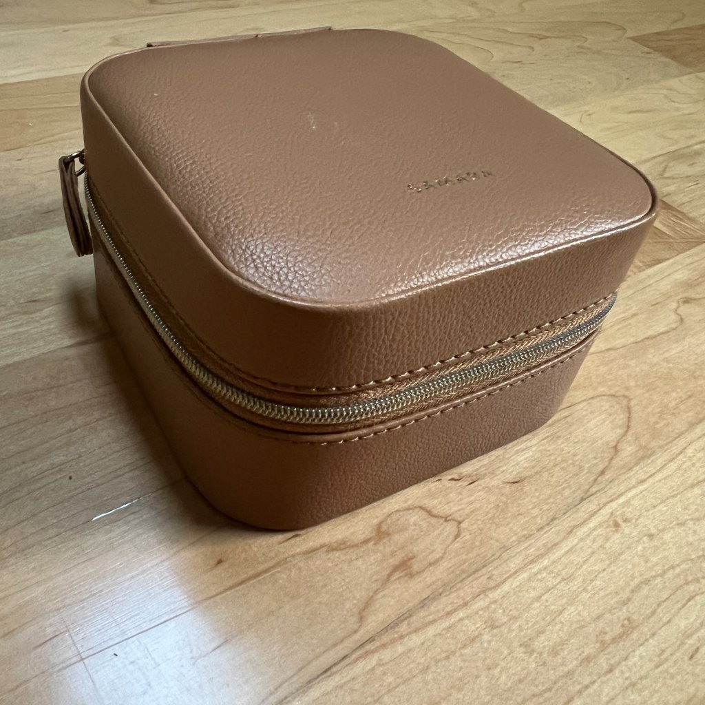Samara Vegan Leather Travel Sized Jewelry Case